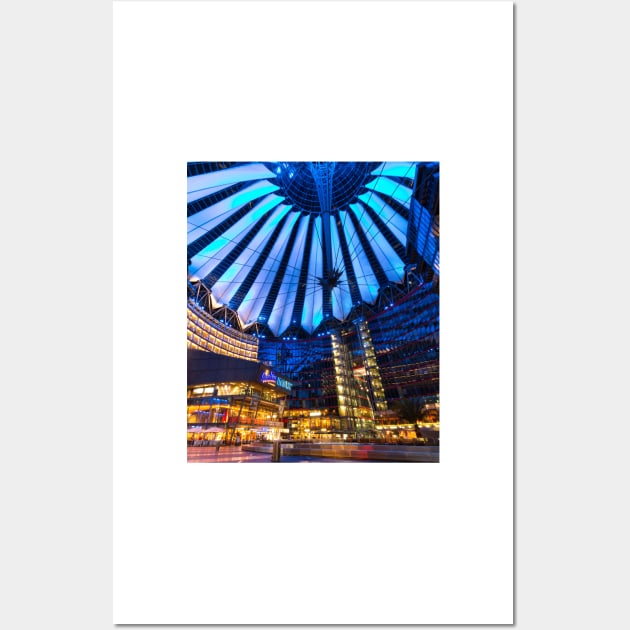 Sony Center at Night, Potsdamer Platz - Berlin, Germany Wall Art by holgermader